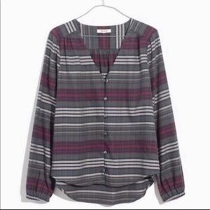 Madewell Plaid Top